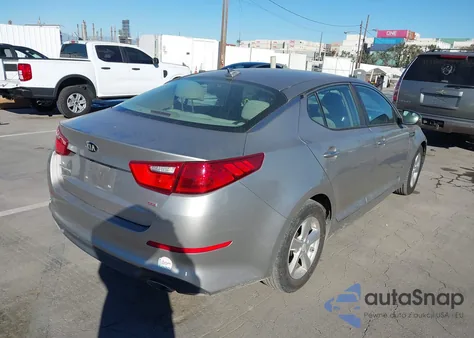 2015 Kia Optima Lx z USA, uszkodzony, nr VIN 5XXGM4A70FG478142